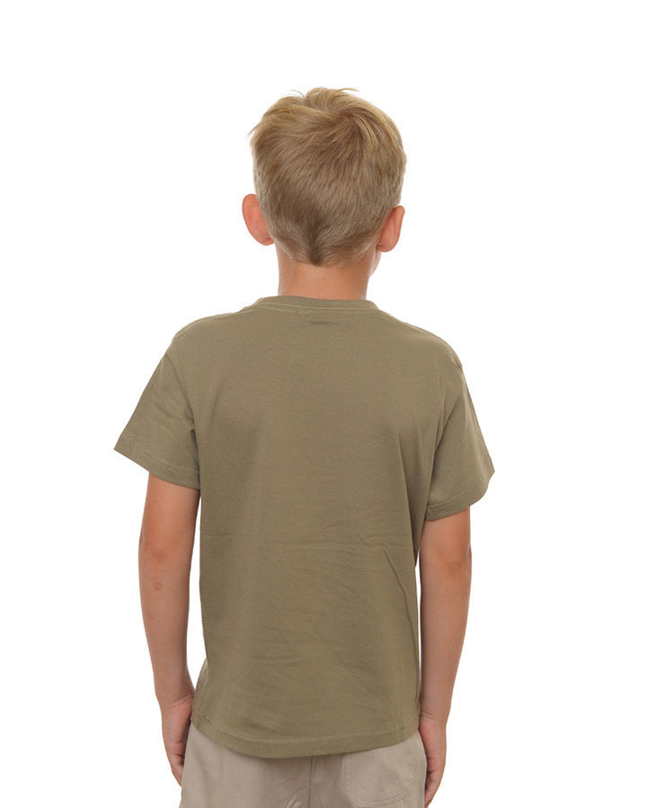 Junior Zoo Keeper T-Shirt Khaki Kids