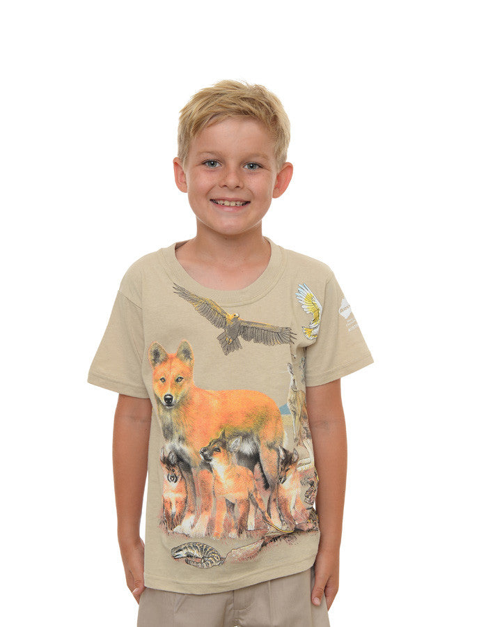 Outback Wild Planet Sand Tshirt