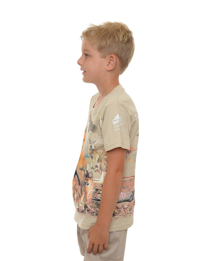 Outback Wild Planet Sand Tshirt