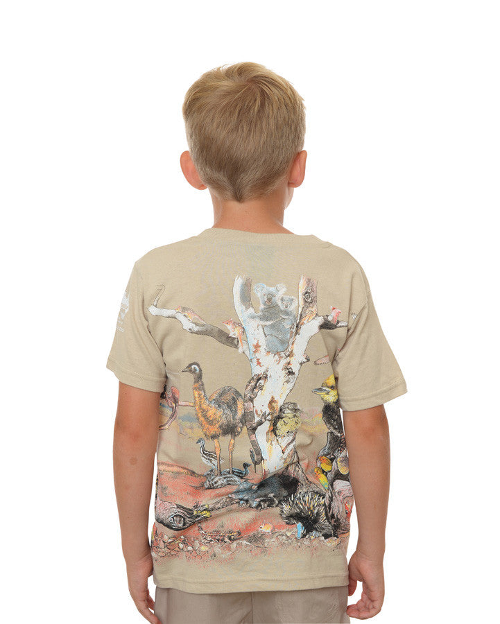 Outback Wild Planet Sand Tshirt