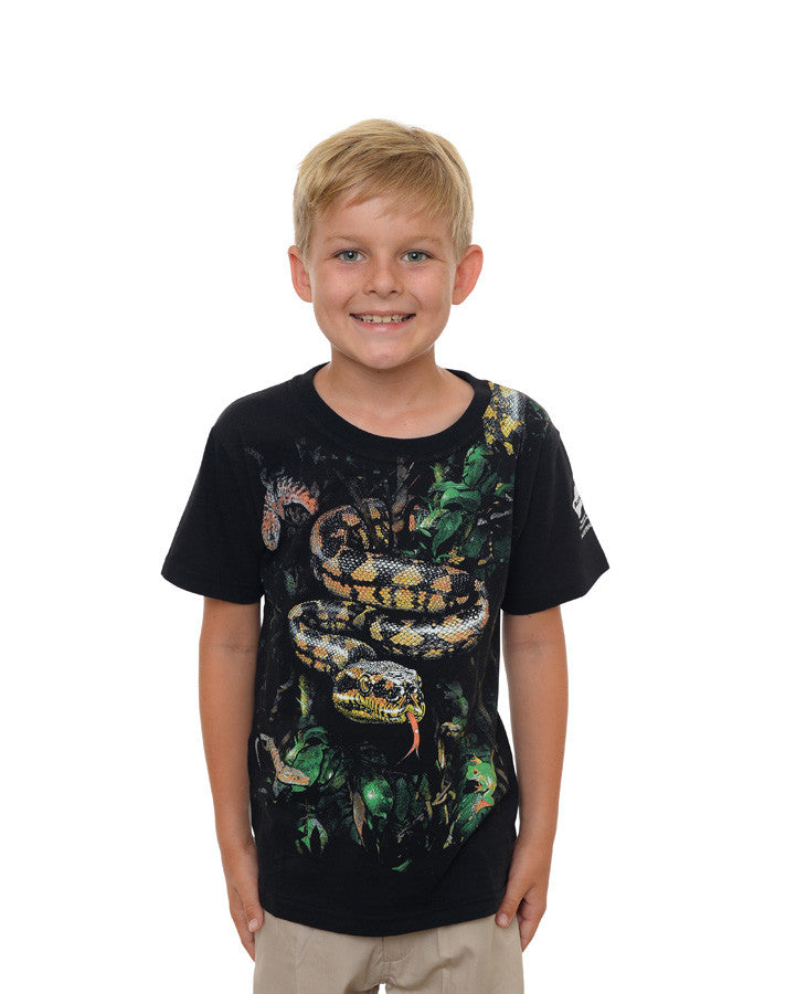 Rainforest Wild Planet Black Tshirt