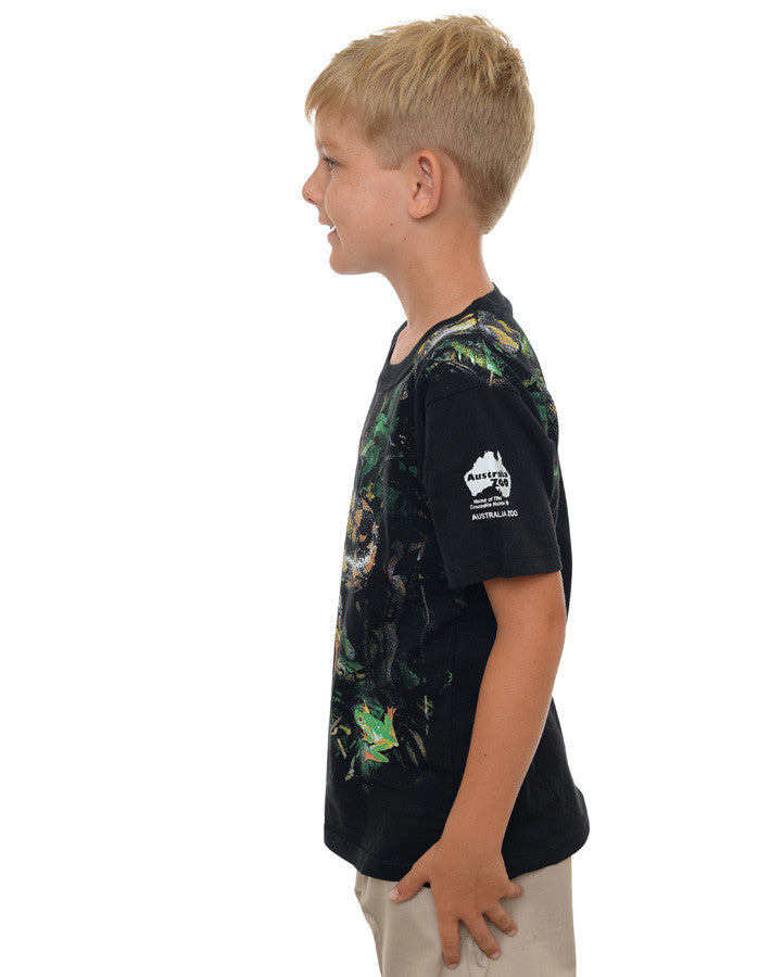 Rainforest Wild Planet Black Tshirt