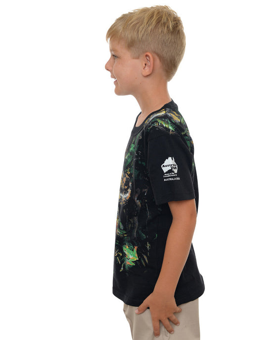 Rainforest Wild Planet Black Tshirt