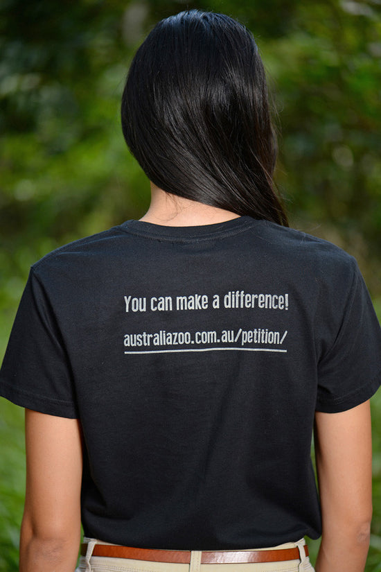 Save Crocs Child Black Tshirt