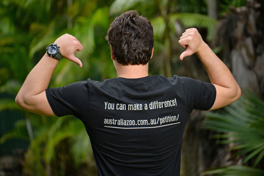 Save Crocs Black Tshirt