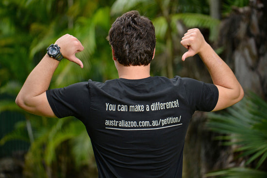 Save Crocs Black Tshirt