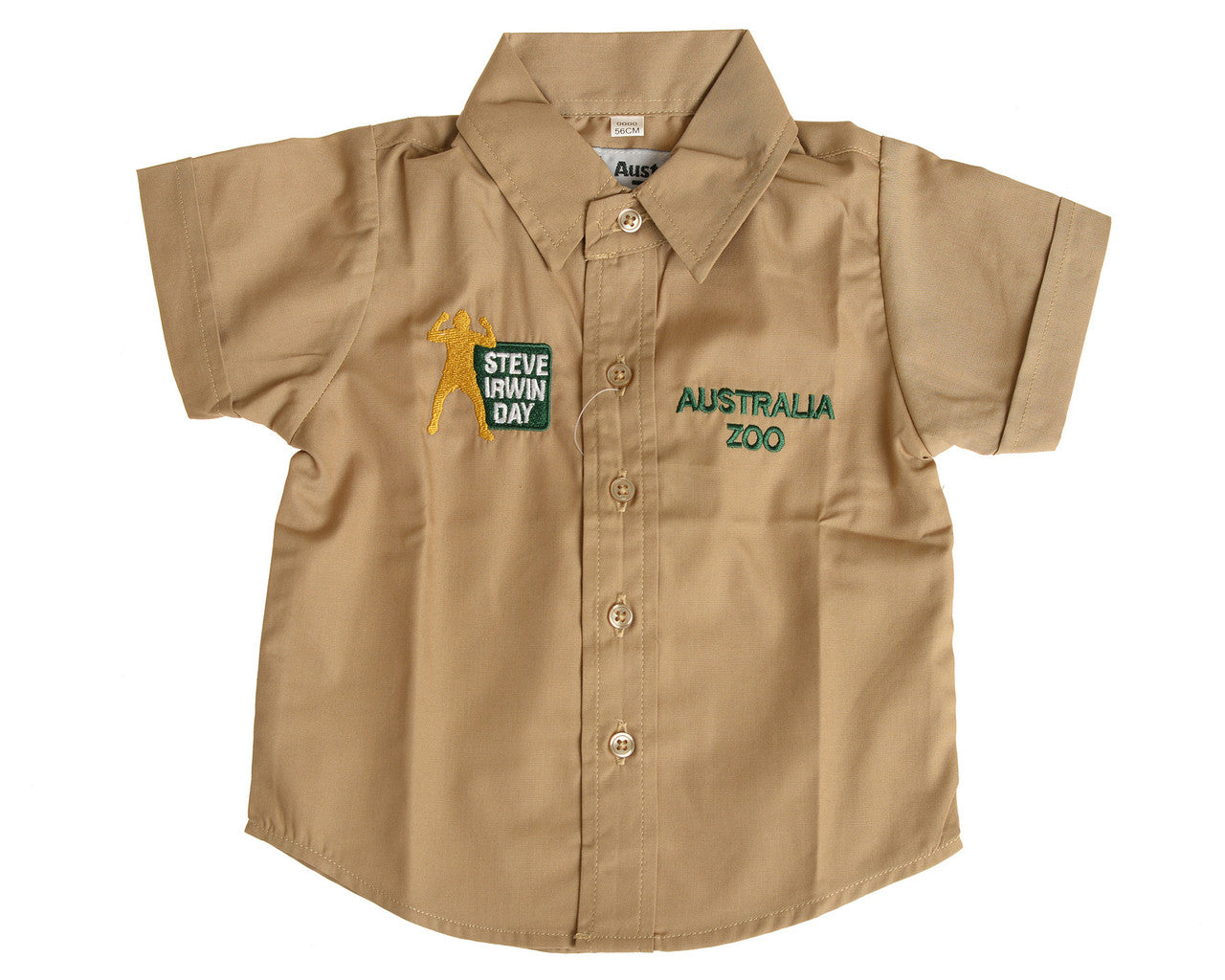 Steve Irwin Day Baby Khaki Shirt