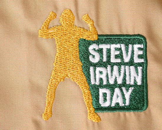 Steve Irwin Day Baby Khaki Shirt