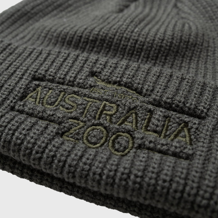 Established 1970 Green Beanie