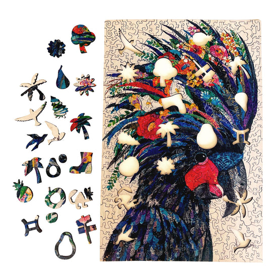Black Cockatoo Twigg Puzzle 389pcs