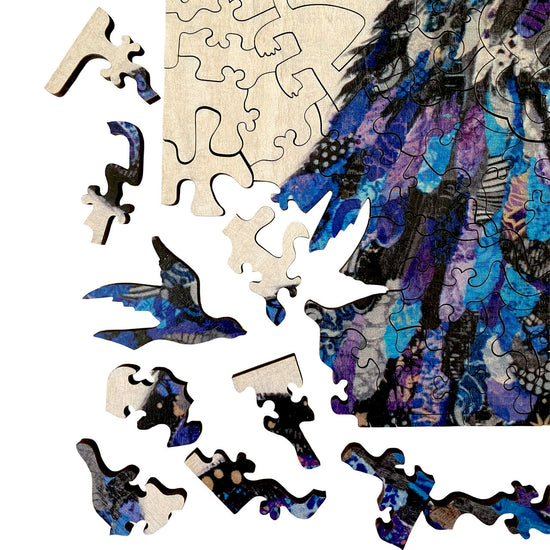 Black Cockatoo Twigg Puzzle 389pcs