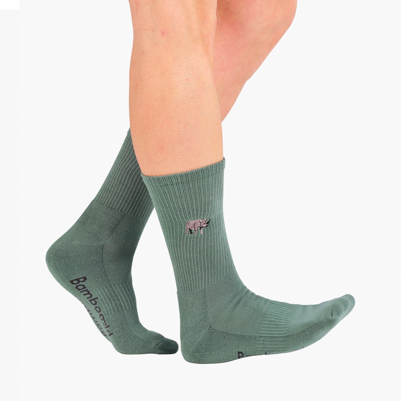 Conservation Rhino Socks Khaki 2-8