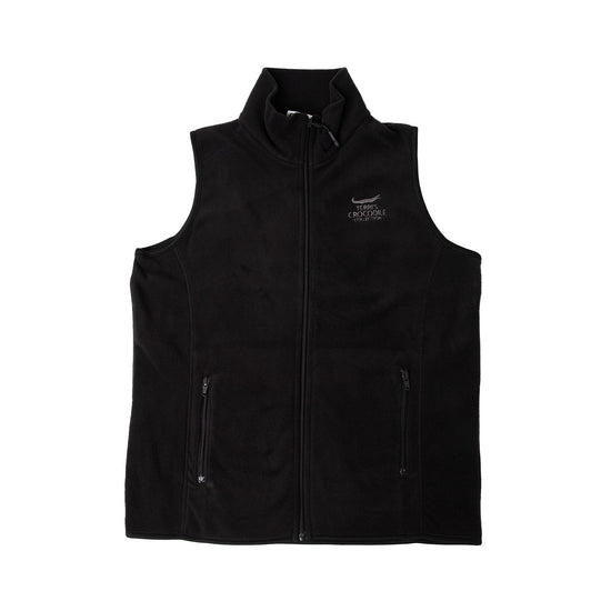 Terri's Crocodile Collection Polarthermic Fleece Vest - Black