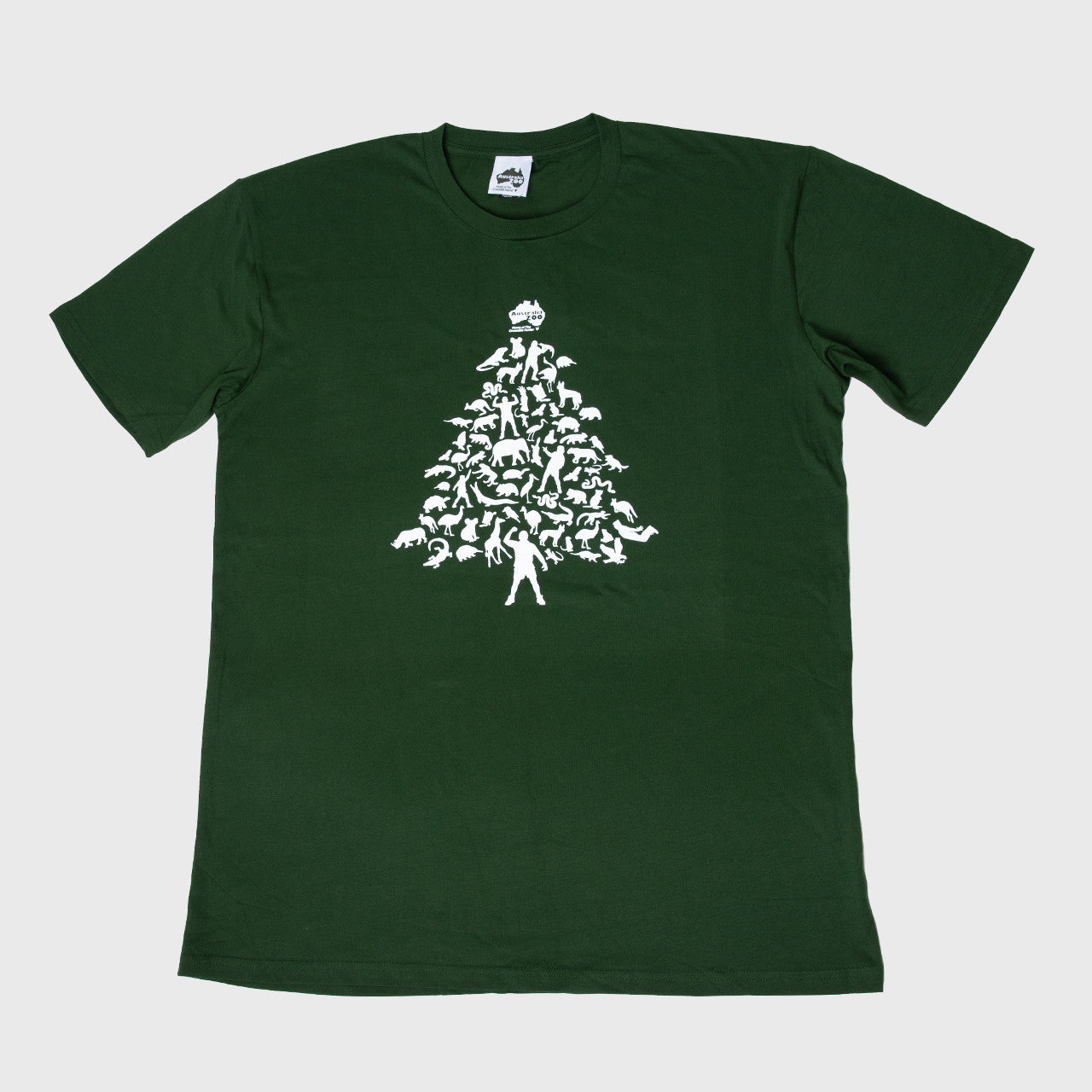 Steve Christmas Tree Green Tshirt