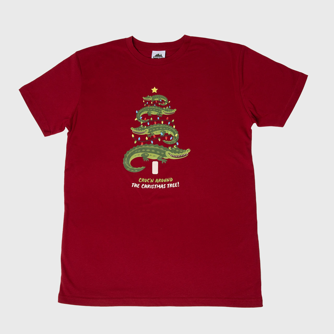 Croc n Xmas Red Tshirt