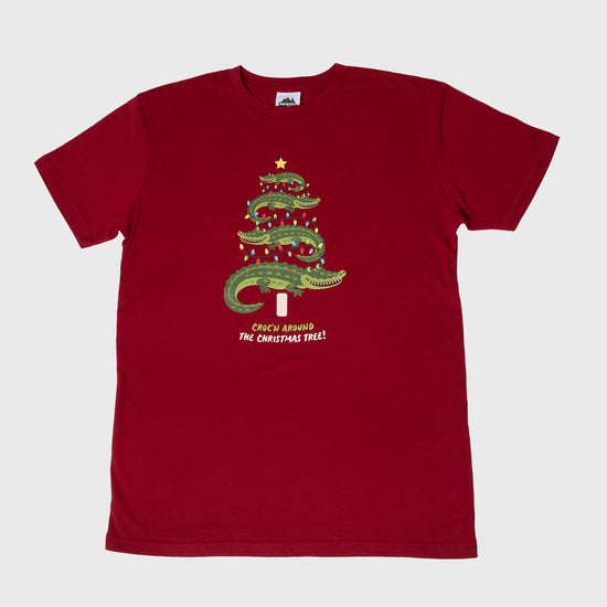 Croc n Xmas Red Tshirt