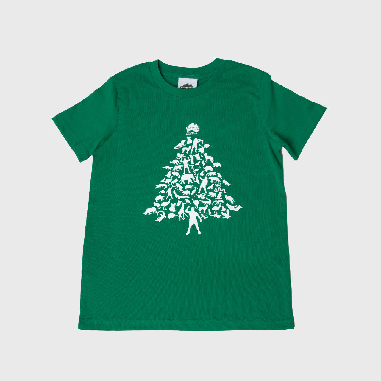Steve Christmas Tree Child Green Tshirt