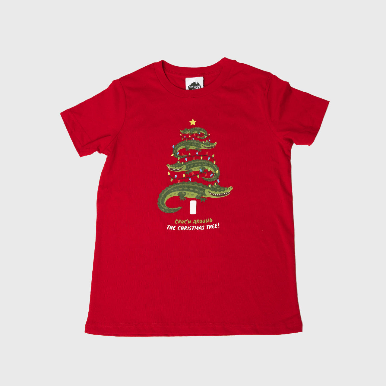 Croc n Xmas Child Red Tshirt