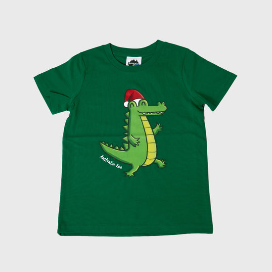 Santa Croc Child Green Tshirt