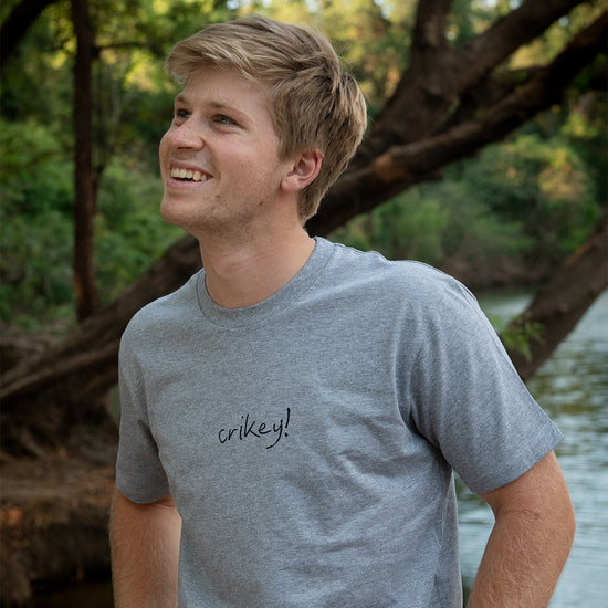 Crikey Grey Marle Tshirt