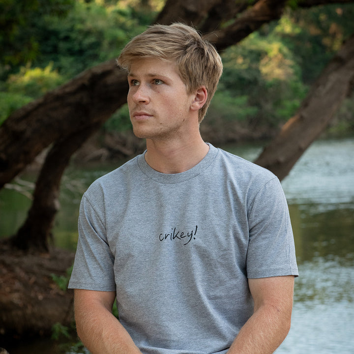 Crikey Grey Marle Tshirt