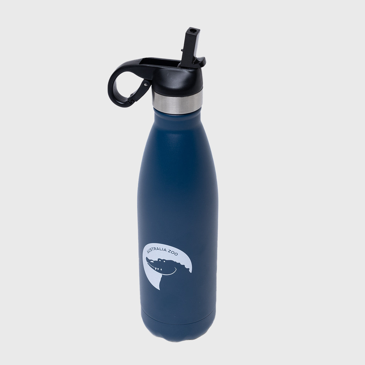 Crocodile Blue Flip Top Water Bottle