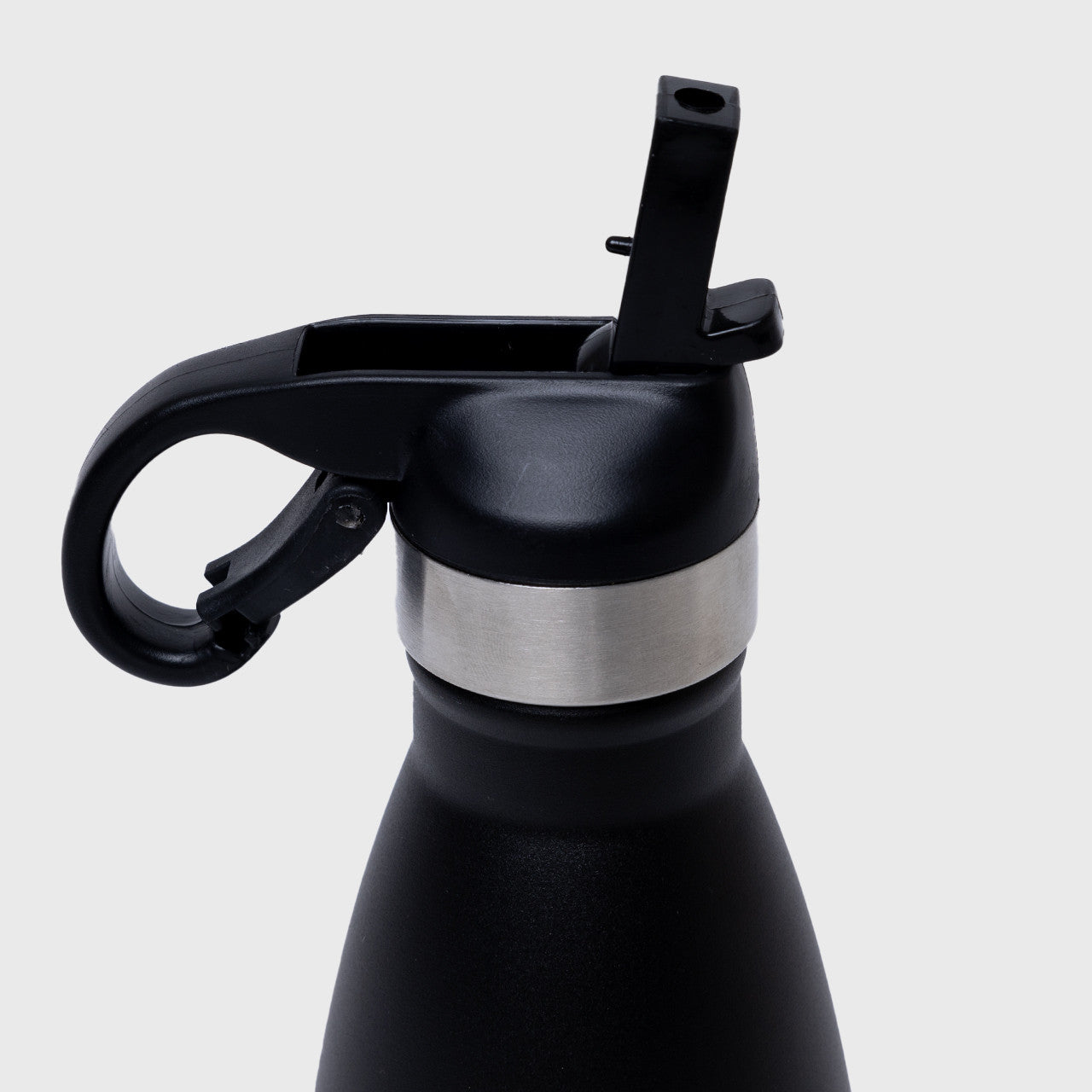 Kangaroo Black Flip Top Water Bottle