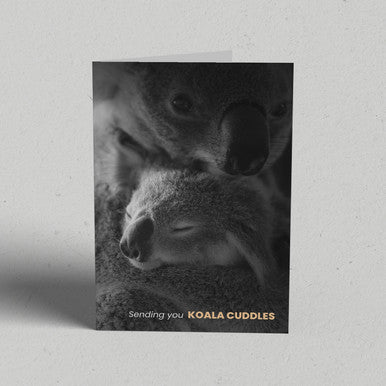 Koala Cuddles Greeting Card