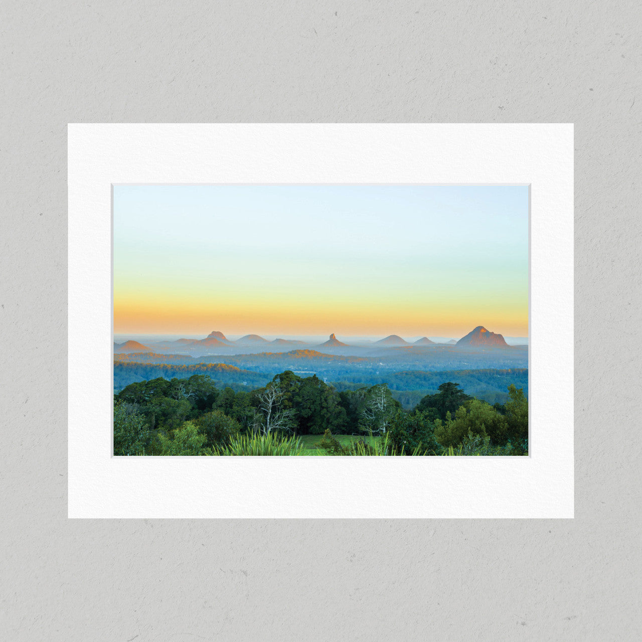 Glass House Mountains 34GL Matte Print