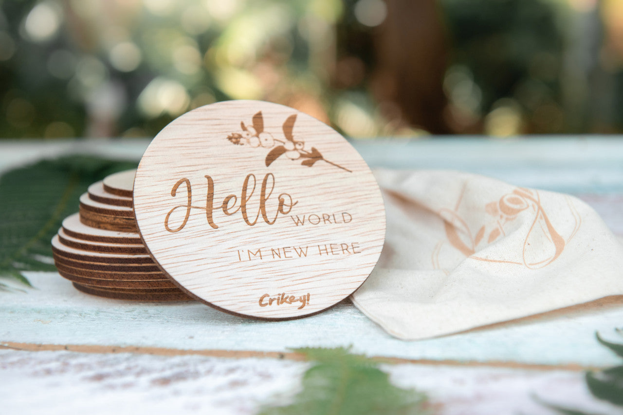 Milestone Wooden Cards