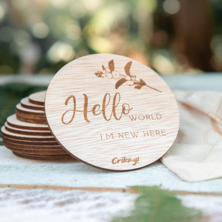 Milestone Wooden Cards