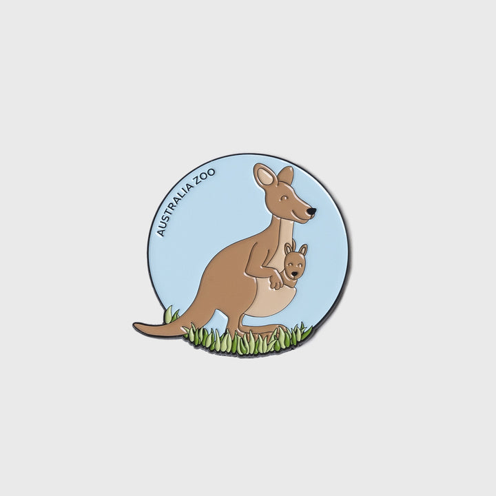 Kangaroo Metal Magnet