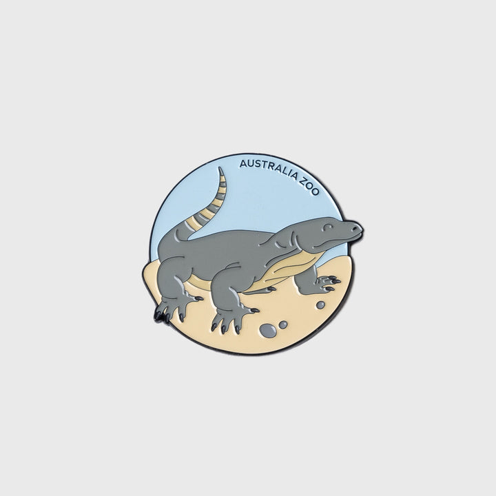 Komodo Dragon Metal Magnet