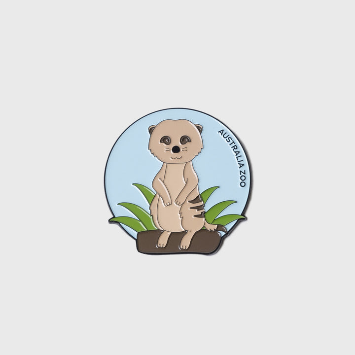 Meerkat Metal Magnet