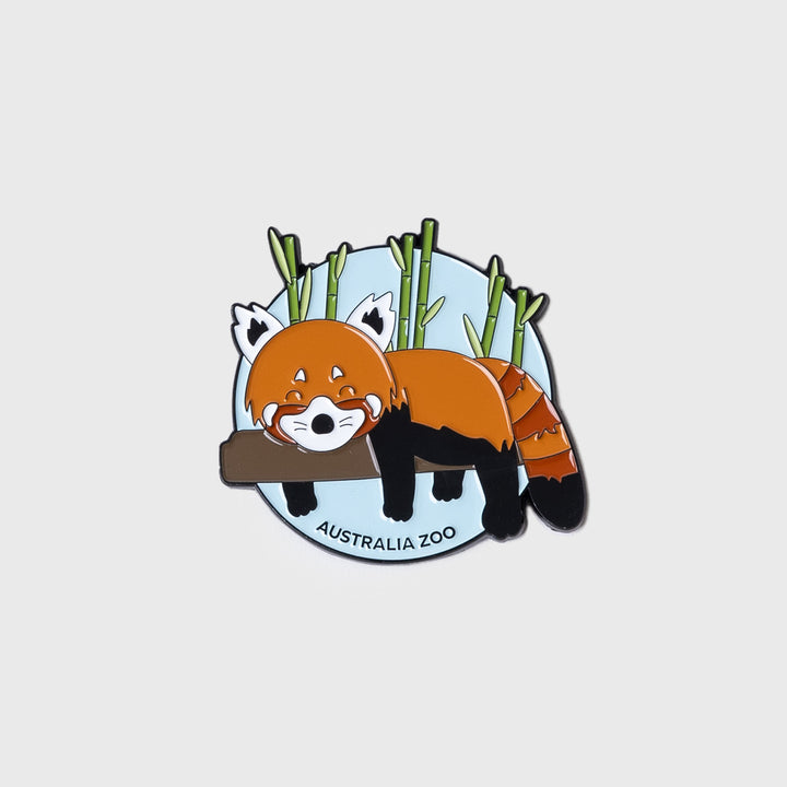 Red Panda Metal Magnet
