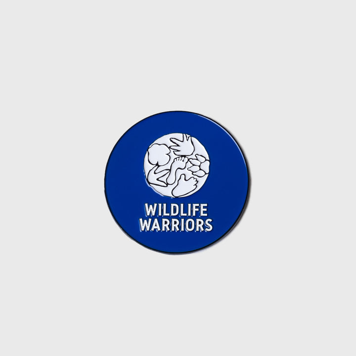 Wildlife Warriors Logo Metal Magnet
