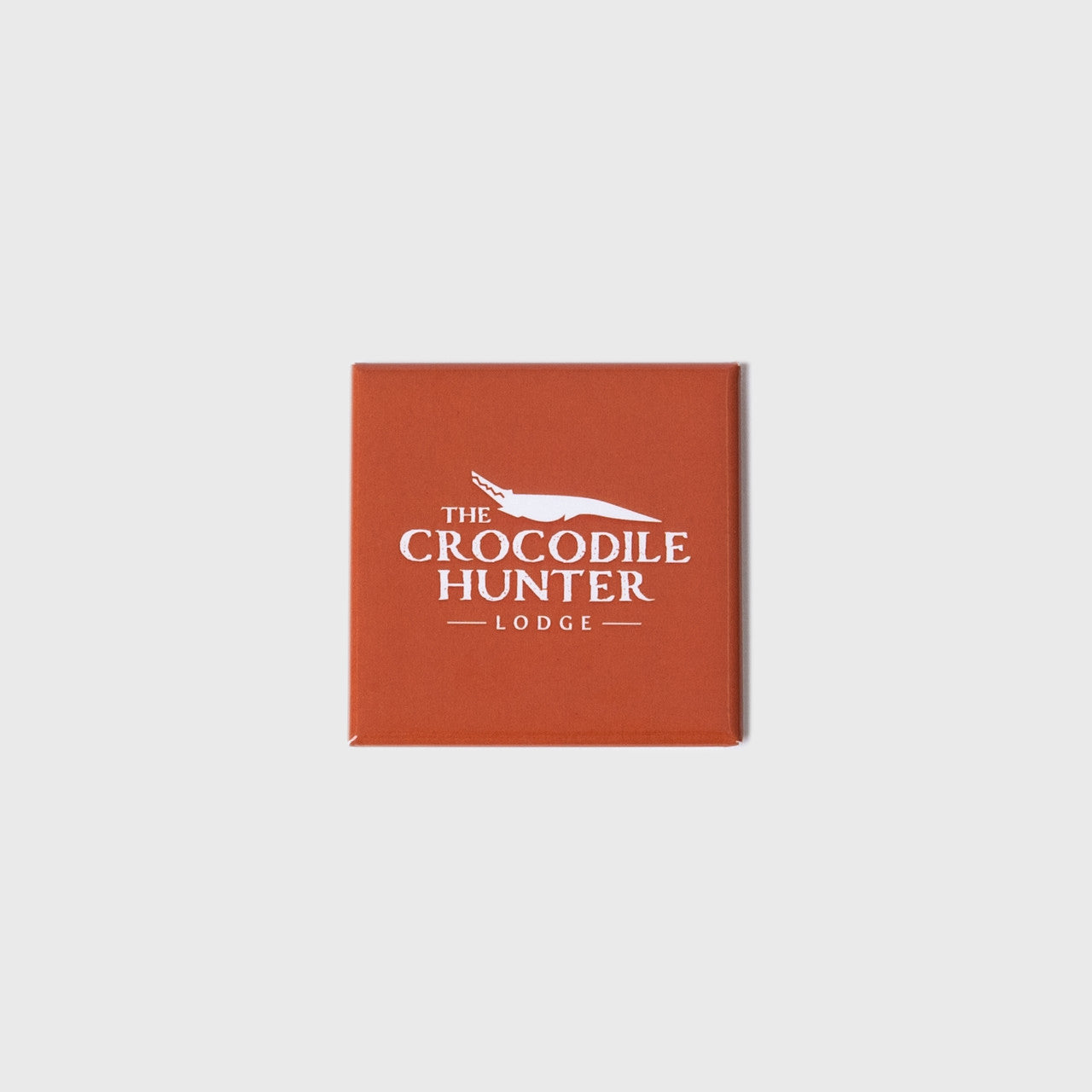 The Crocodile Hunter Lodge Logo Square Magnet