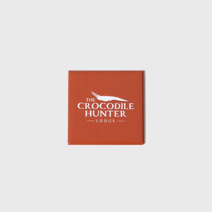 The Crocodile Hunter Lodge Logo Square Magnet