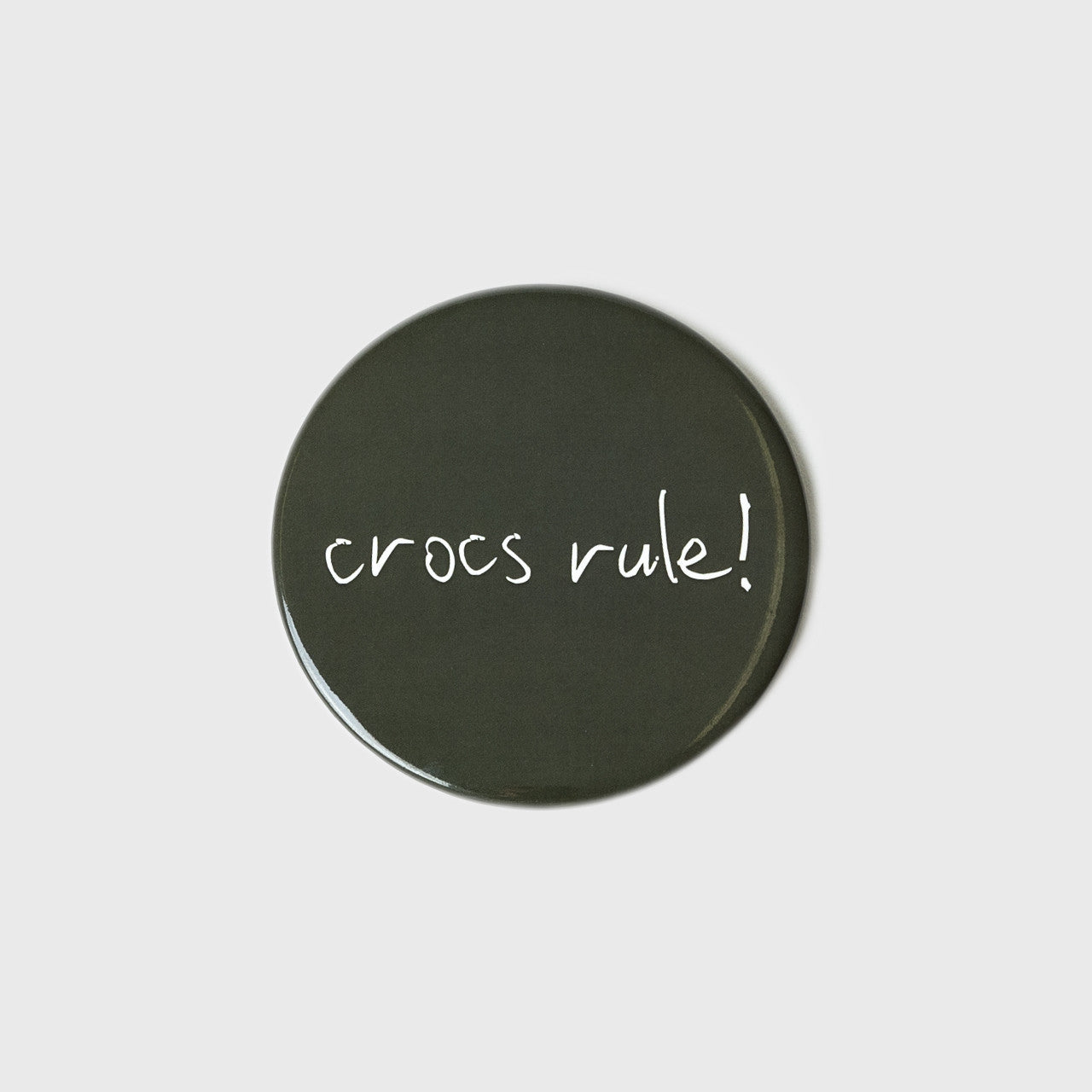 Crocs Rule Circle Magnet