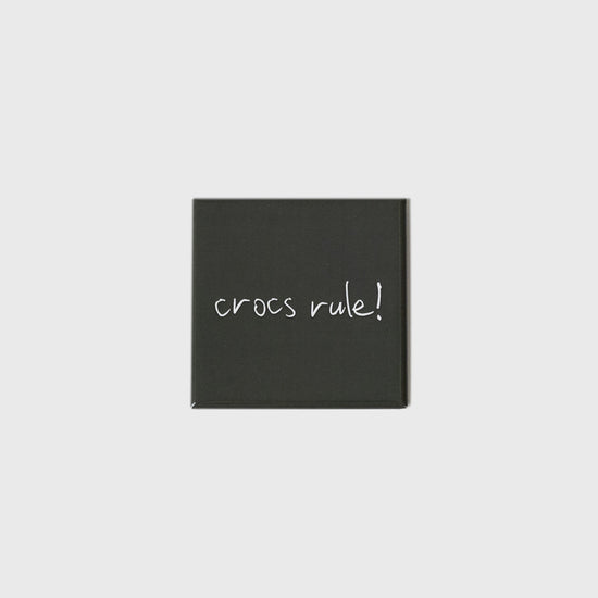 Crocs Rule Square Magnet