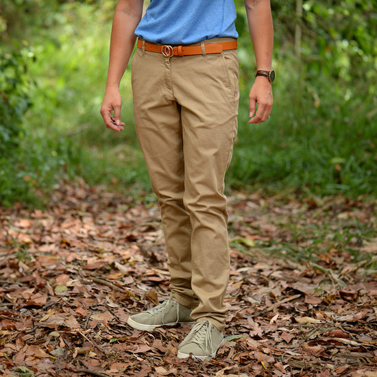 Terri's Crocodile Collection Khaki Chino Pants