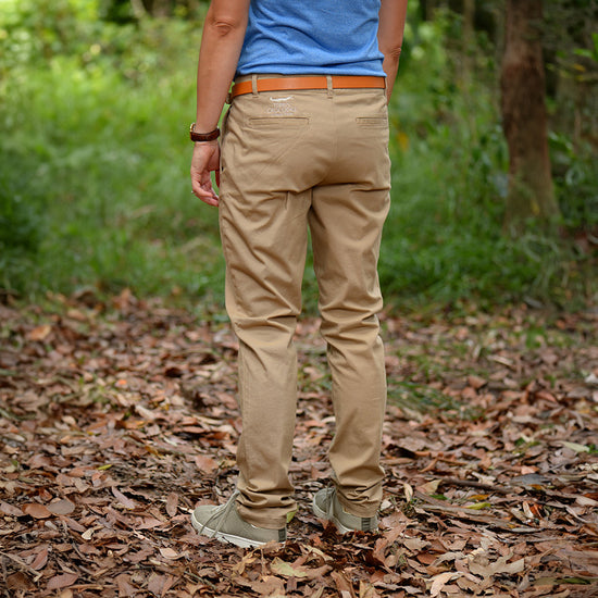 Terri's Crocodile Collection Khaki Chino Pants