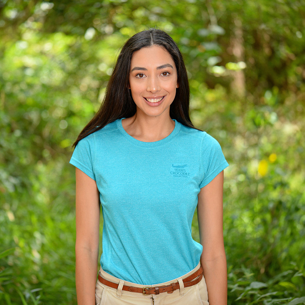 Terri's Crocodile Collection Shirt - Jade