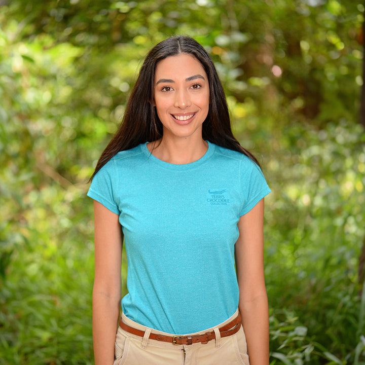 Terri's Crocodile Collection Shirt - Jade