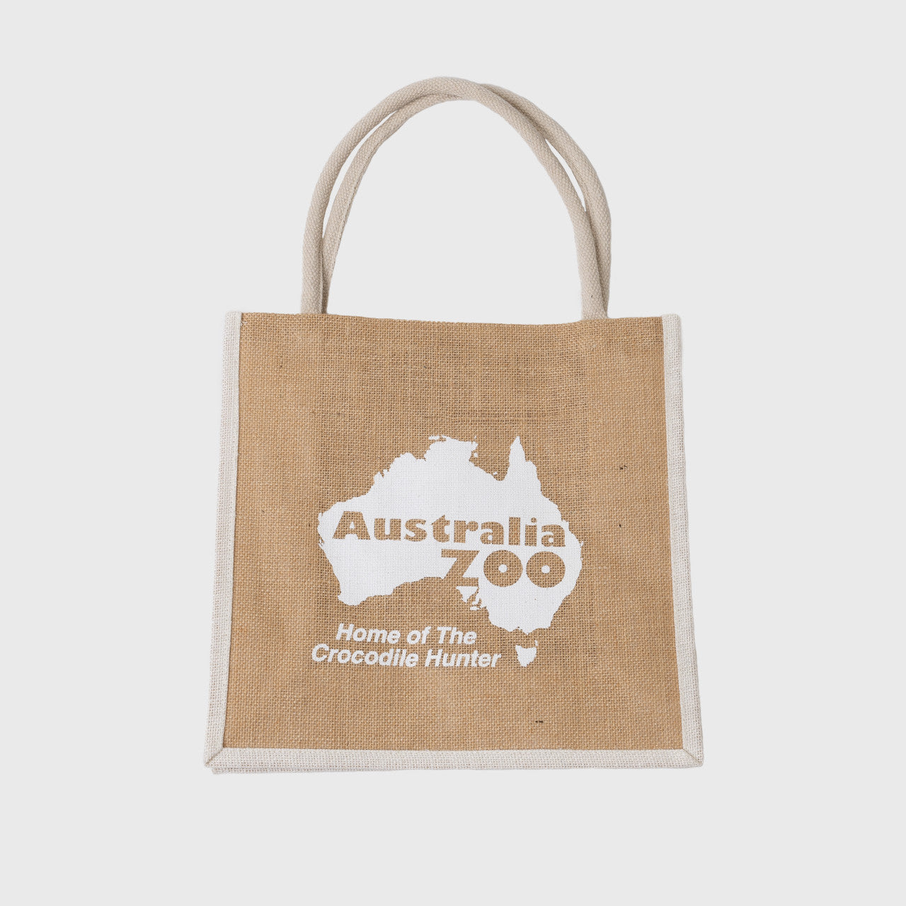 Australia Zoo Logo Jute Tote Bag