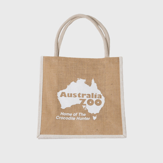 Australia Zoo Logo Jute Tote Bag