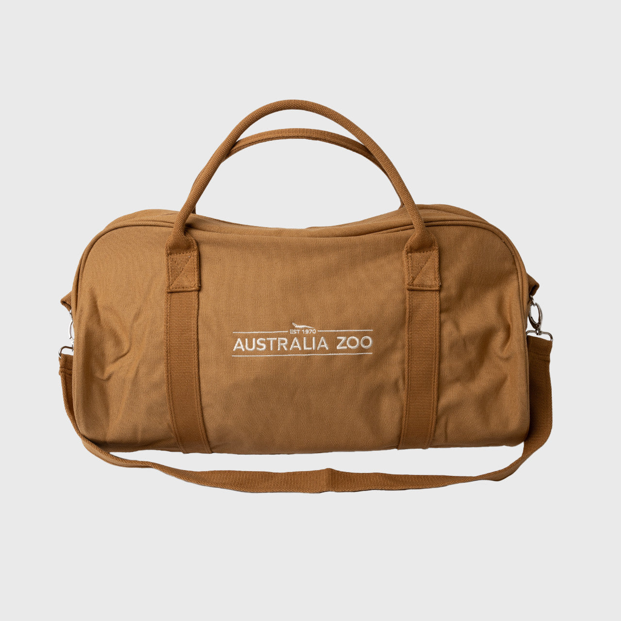 Established 1970 Tan Duffle Bag