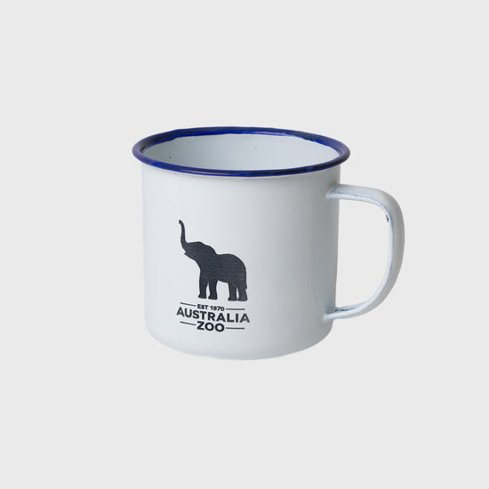 Elephant White Pannikin Mug