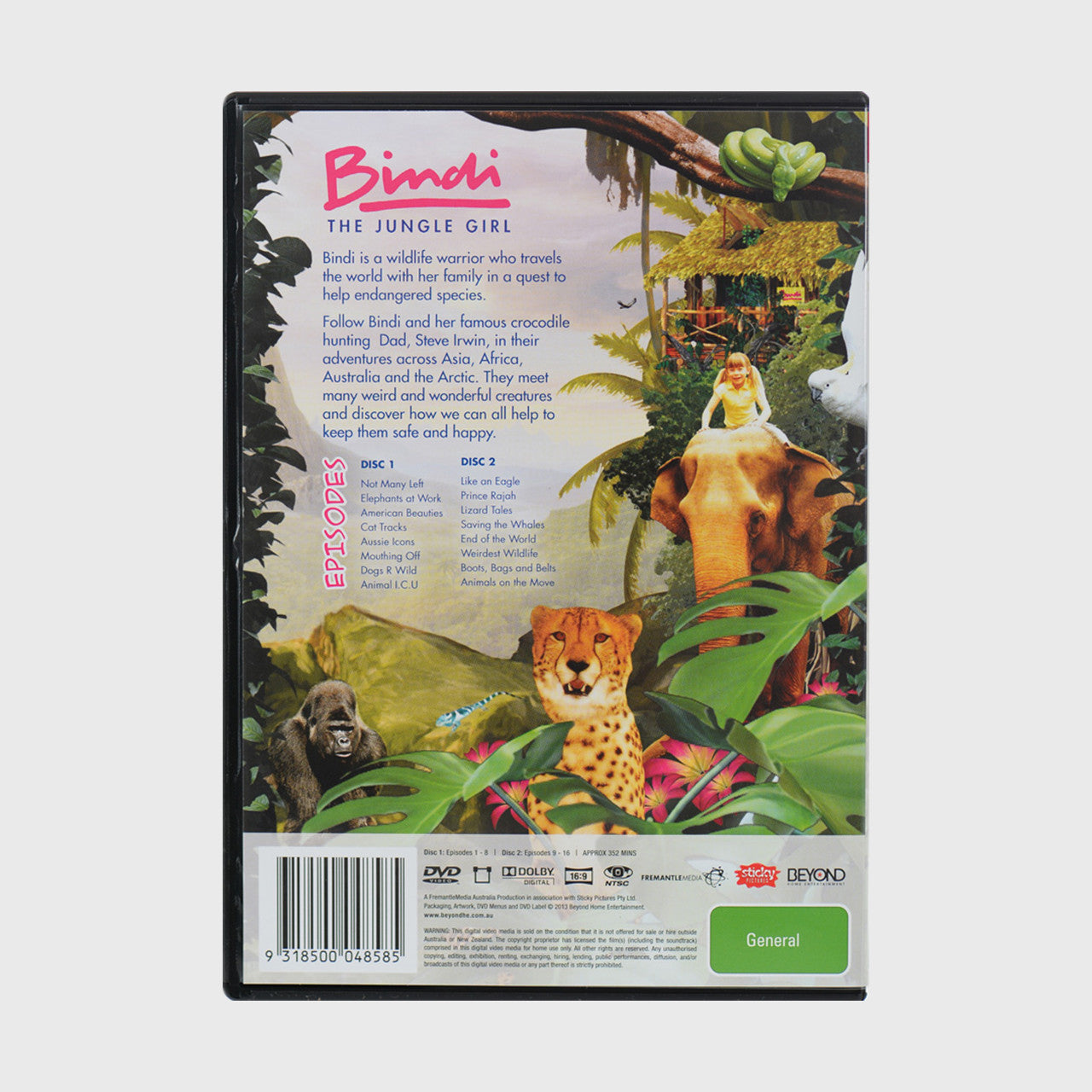 Bindi The Jungle Girl DVD Episodes 1-16