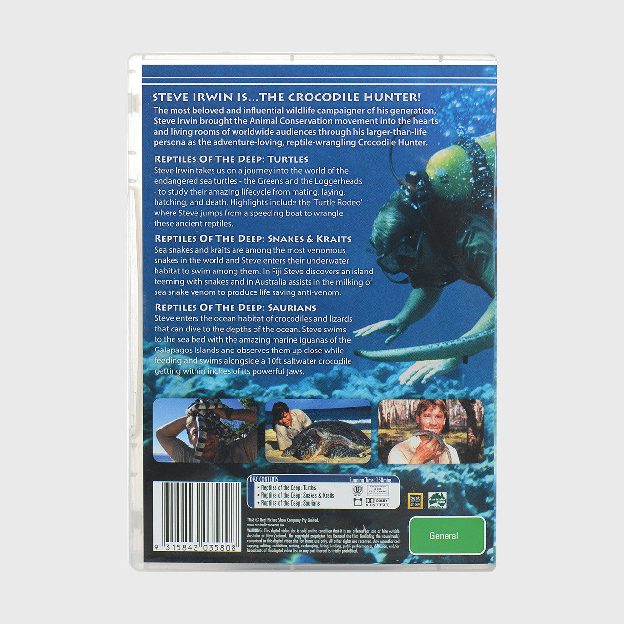 The Crocodile Hunter DVD Volume 12 - Reptiles of the Deep